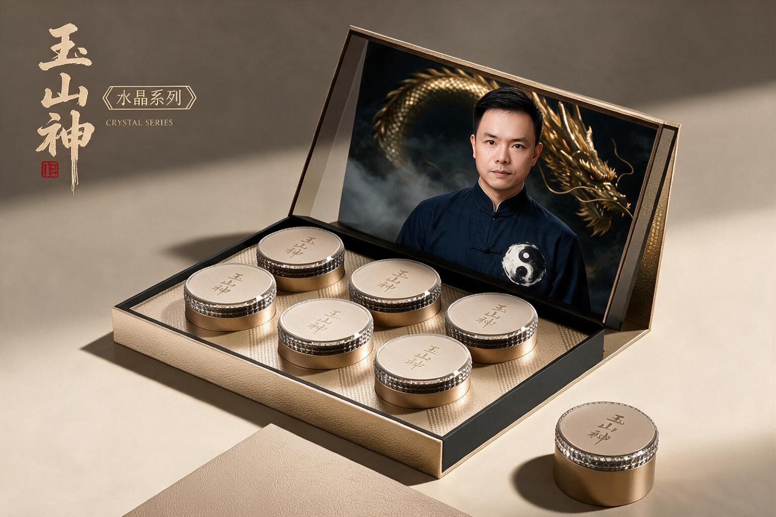 玉山神水晶系列金罐礼盒